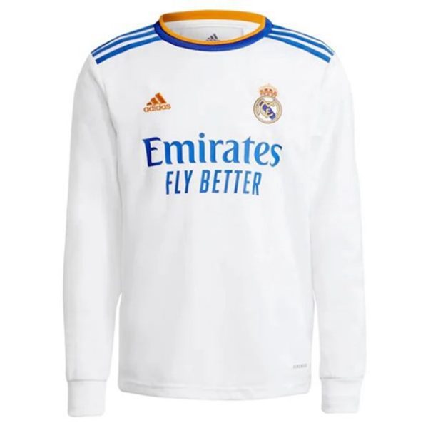 camiseta de futbol Real Madrid Gareth Bale 18 Primera Equipación 2021- Manga Larga