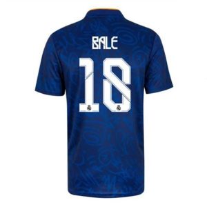 camiseta de futbol Real Madrid Gareth Bale 18 Segunda Equipación 2021
