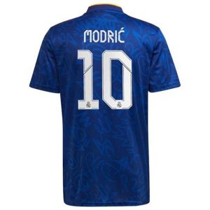 camiseta de futbol Real Madrid Luka Modrić 10 Segunda Equipación 2021 2022