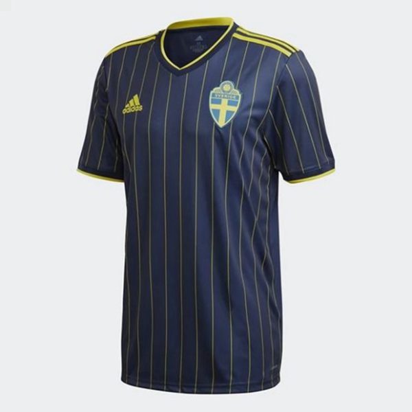 camiseta de futbol Suecia Zlatan Ibrahimović 10 Segunda Equipación 2021