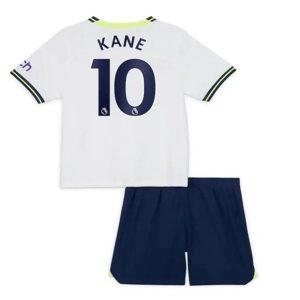 camiseta de futbol Tottenham Hotspur Harry Kane 10 Primera Equipación Niño Kit 2022-23