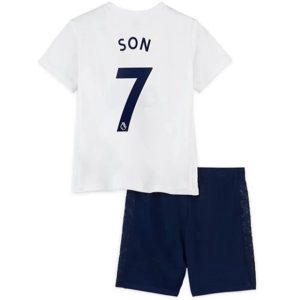 camiseta de futbol Tottenham Hotspur Son Heung-min 7 Primera Equipación Niño Kit 2021-22