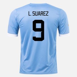camiseta de futbol Uruguay Luis Suárez 9 Primera Equipación 2022